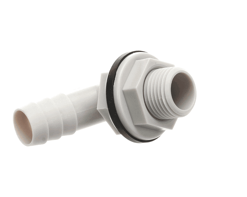 HOBART 00-185104 Elbow, Male Thread x Hose Barb, Plastic