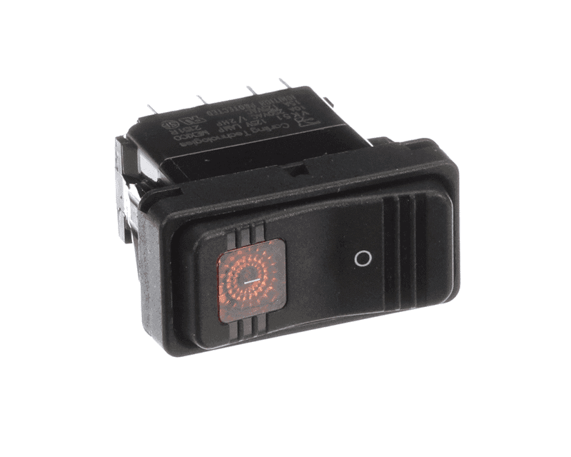 HOBART 00-855677-00003 Rocker Switch, On/Off, Momentary, Lighted, DPDT