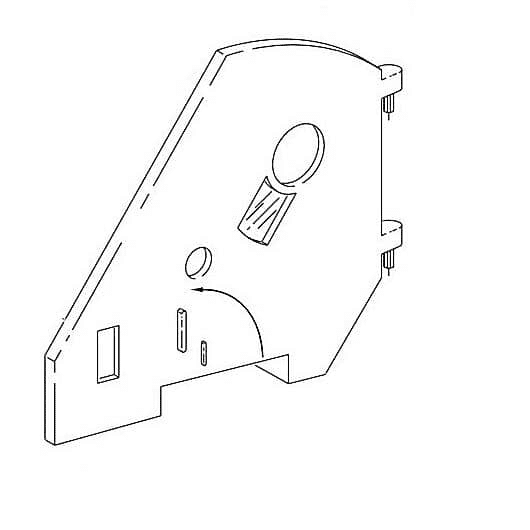 HOBART 00-042434-00001 COVER, CASSETTE, ASSEMBLY