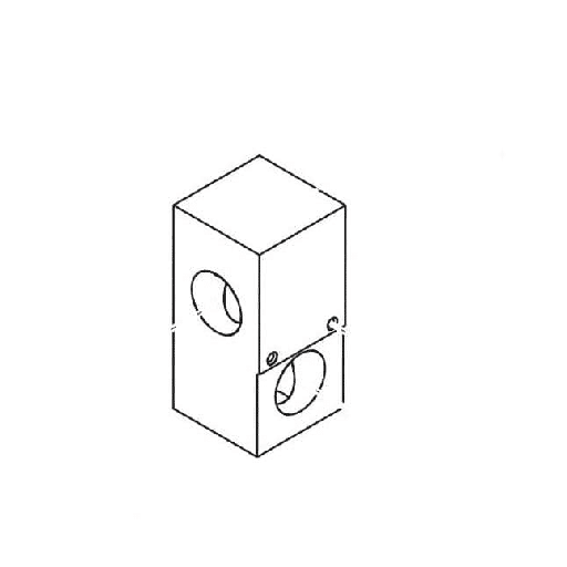 [00-891358] HOBART 00-891358 BLOCK, DRAIN