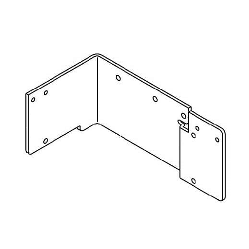 [HOB00-047843] HOBART 00-047843 BRACKET, SHELF L.H.