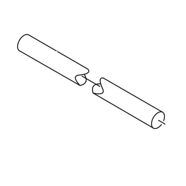 HOBART 00-425480-00001 SHAFT,IDLE SIDE SST 18