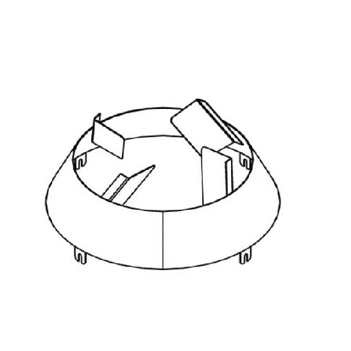 [00-950397-00001] Hobart 00-950397-00001 ADAPTER, VENTING FAN, SMALL