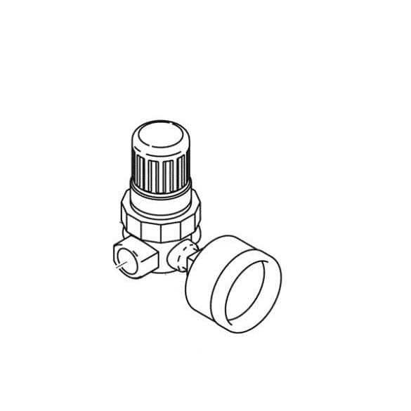 HOBART 00-444474 REGULATOR, PRESSURE W/GAUGE