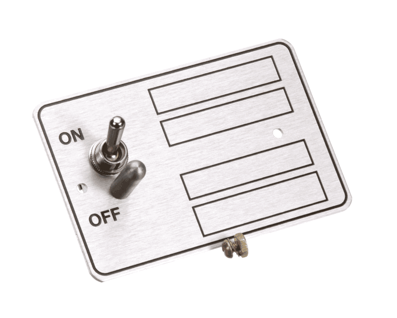 HOBART 00-291821 Toggle Switch with Plate, On/Off