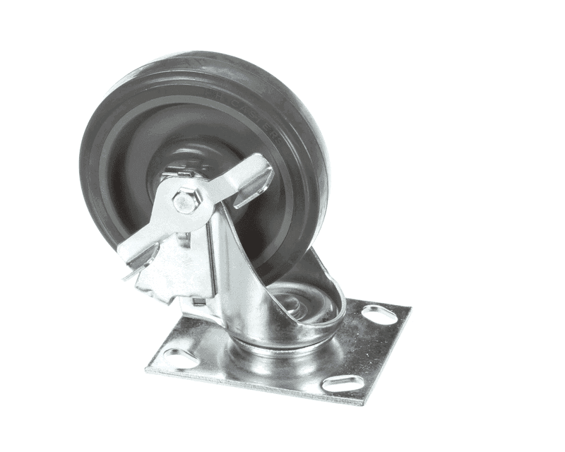 VULCAN HART 00-960520 Caster with Brake, Swivel Plate, 5"