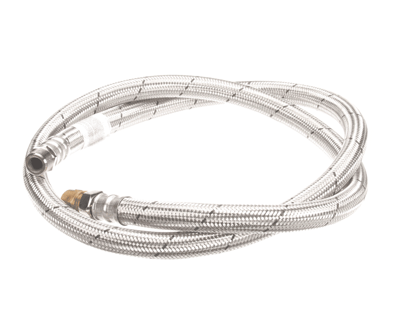 HOBART 00-749153-00002 Braided Water Hose, 3/4" x 84"