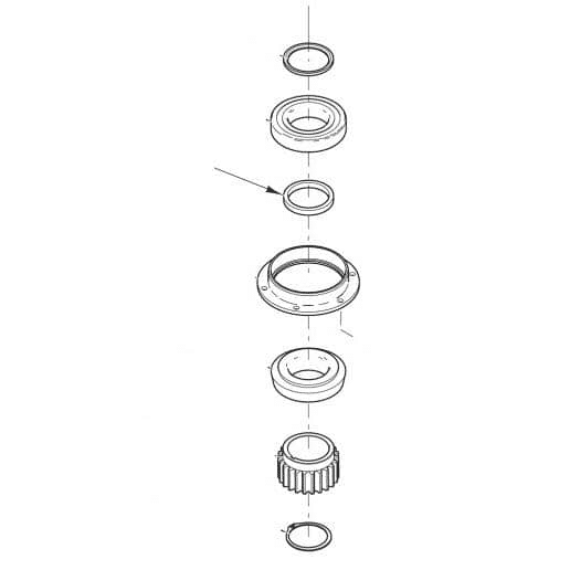 HOBART 00-875858 SPACER,LOWER,LOWER PLANETARY