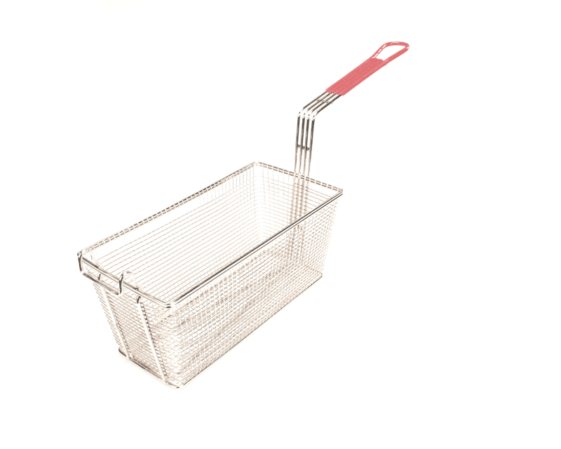 VULCAN HART 00-499223-00001 Fry Basket, Twin, Red Handle, Front Hook