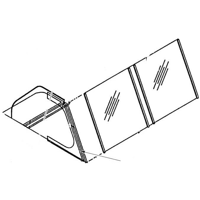 HOBART 00-877687-00036 COVER, STRUT, RIGHT