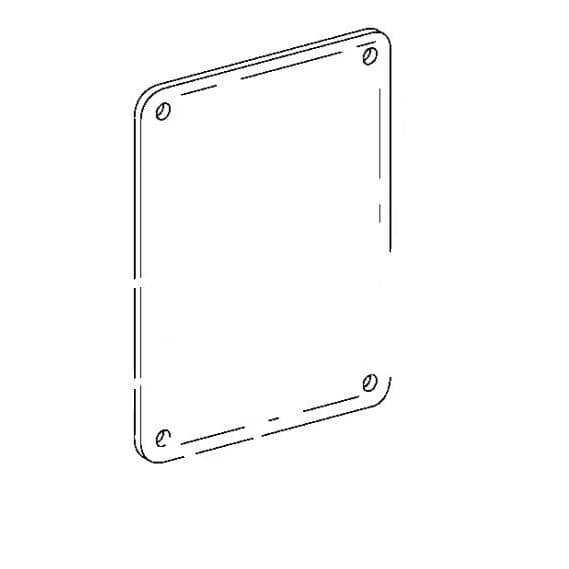 HOBART 00-117873-00001 PLATE,SHIFT SELECT
