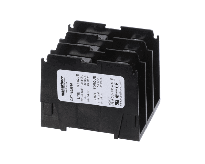 Hobart 00-949047 Terminal Block, 175 Amp, 3 Pole