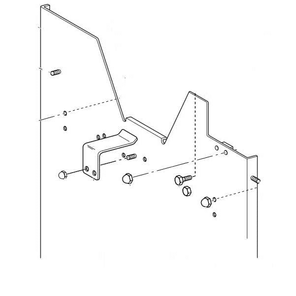 HOBART 00-875082 BAFFLE, LOWER