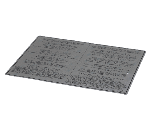 [00-974827] Hobart 00-974827 Label, Sanitizing, English/French