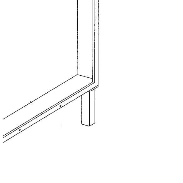 HOBART 00-358255-00001 LEG,WELDMENT