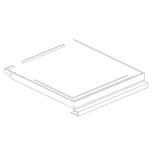 [00-474885-00001] HOBART 00-474885-00001 BRACE,DOOR,NOTCHED RH,WELDMENT