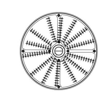 HOBART 00-915757 PLATE, SHREDDER 5/64 (2MM)