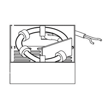 HOBART 00-442460 HEATER, AXIAL FAN, ASSEMBLY