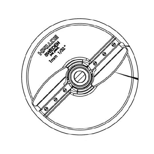 [00-915752] HOBART 00-915752 PLATE, 1/32 (IMM) SLICER SS