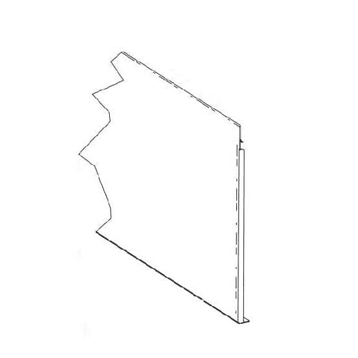 [00-476170-00001] HOBART 00-476170-00001 PANEL,WELDMENT,24 TRIM,LOAD,REAR