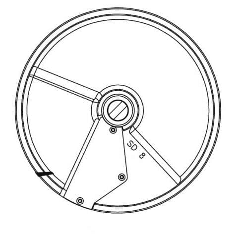 HOBART 00-914397 PLATE,SOFT DICING SLICER 5/8
