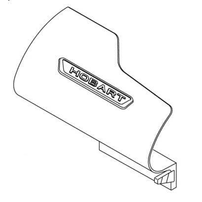 HOBART 00-875163 I,ASSEMBLY PRODUCT SHEILD