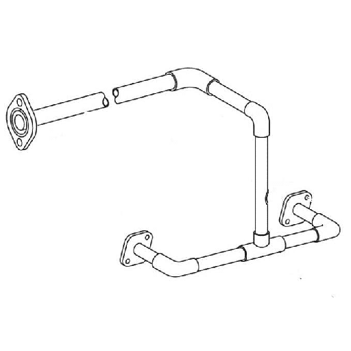 [00-812339] HOBART 00-812339 TUBING,WELDMENT,FLANGE/BOOSTER