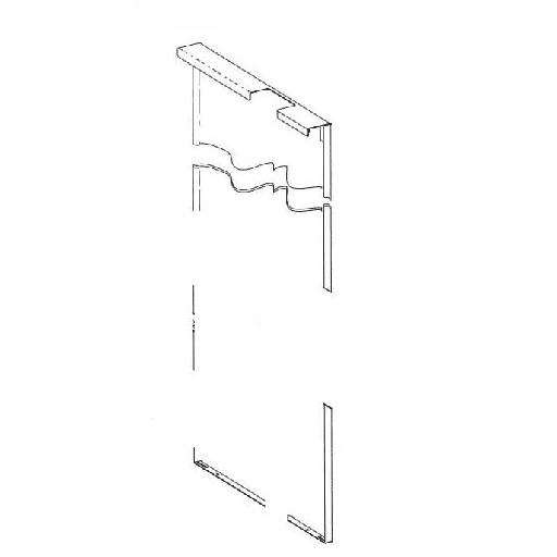 [00-476888-00002] HOBART 00-476888-00002 PANEL,WELDMENT,WASH,R-L,STD HGT