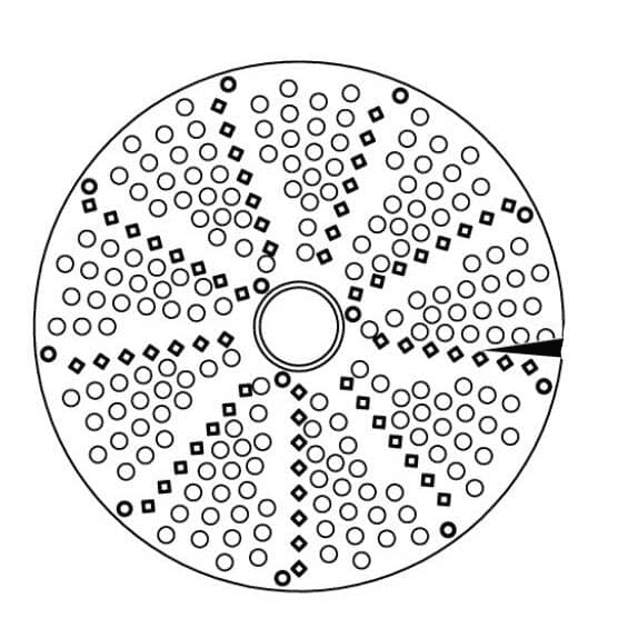HOBART 00-915556 FINE GRATER PLATE
