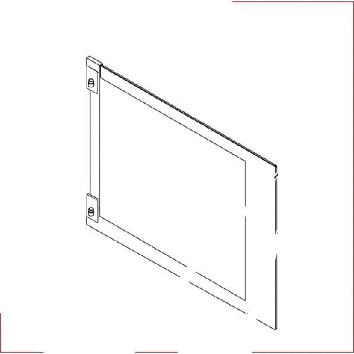 [01-236133] Hobart 01-236133 KIT,GLASS,INNER DOOR,LH,CE6