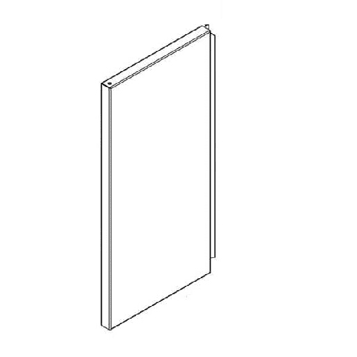 [00-950483-00002] Hobart 00-950483-00002 DOOR, ASSEMBLY., CTR, LH, STD 6 HT