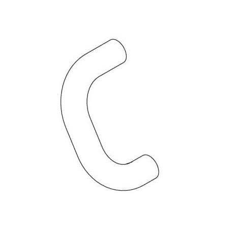 Hobart 00-949141-00002 TUBE, DRAIN, DUAL RINSE