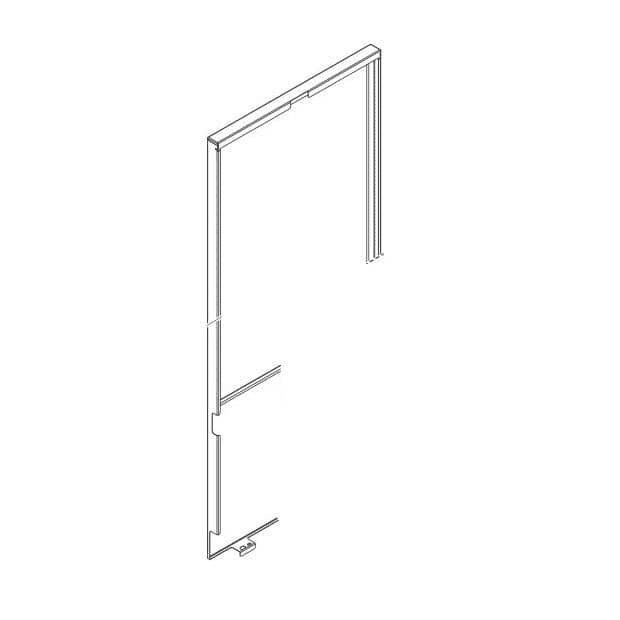 HOBART 00-562258-00002 PANEL, BACK, ASSEMBLY., ASR, DUAL RINSE