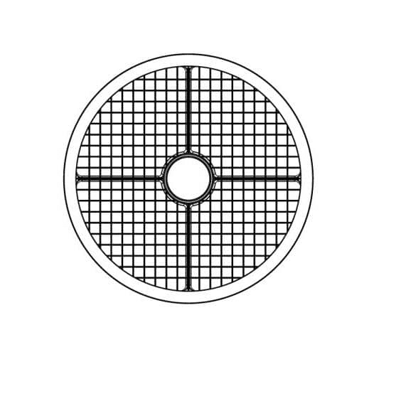 HOBART 00-915746-00007 PLATE, DICER 1 (25X25MM) SST