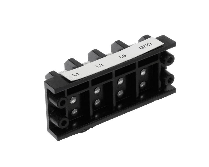 Hobart 01-650029 Terminal Block with Label, 4 Pole, MG1532
