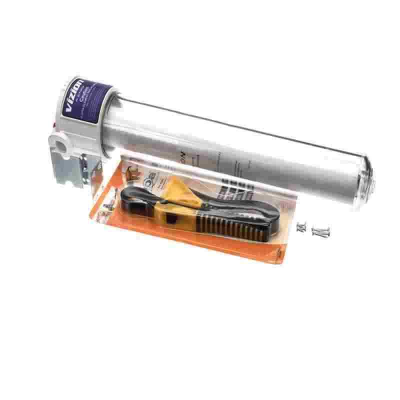 Antunes 7100049 PF-20 Prefilter System, 24-1/2"H, 10 micron media, uses 20" prefilter cartridge, 2" minimum clearance under the system