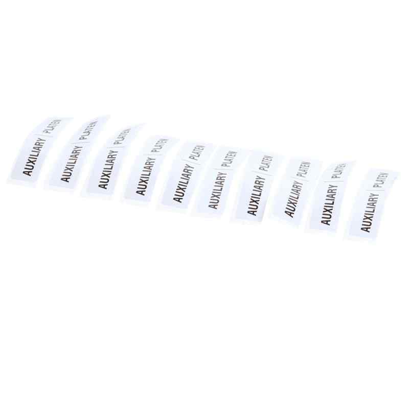 Antunes 10P1022 Heaters Label, Auxiliary Platen, 10 Pack