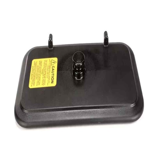 [X65368, 053809, X65369] TAYLOR X65368 Hopper Cover, Single, Black (Replaces 053809)