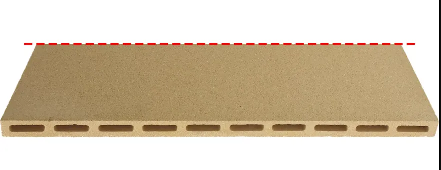 REFRACTORY STONE PERFORATED 696x348x17mm