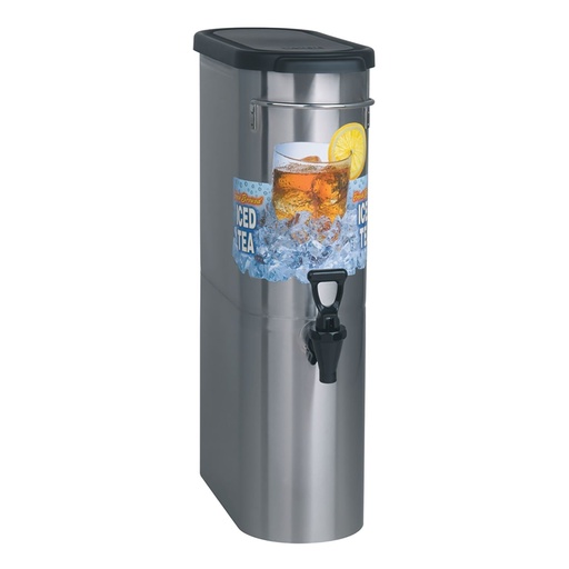 [39600.0001] Bunn TDO-N-3.5 3.5 Gallon Narrow Iced Tea/Coffee Dispenser with Solid Lid
