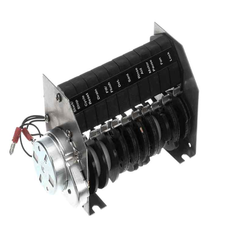 CMA Dishmachines 00408.79 Cam Timer Assembly 10-Cam 120V 90Sec