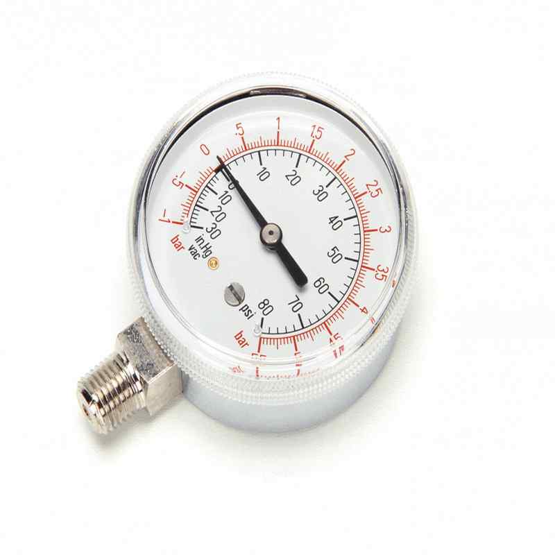 GROEN Z084208 Pressure Gauge, 2-1/2" Diameter, Dual Scale