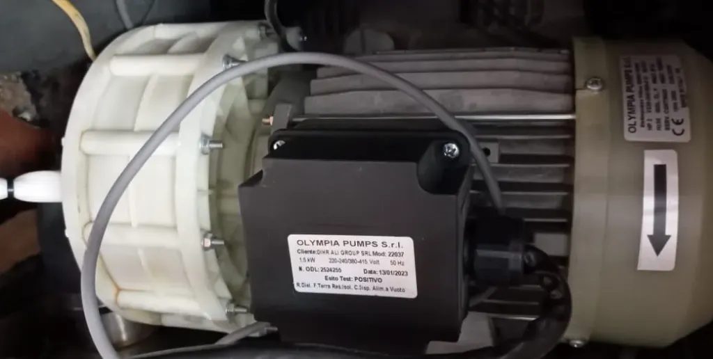 OLYMPIA 22037 Wash Pump, MEC80.T200SX, 2HP, 3-Phase 50Hz, 220-240/380-415V