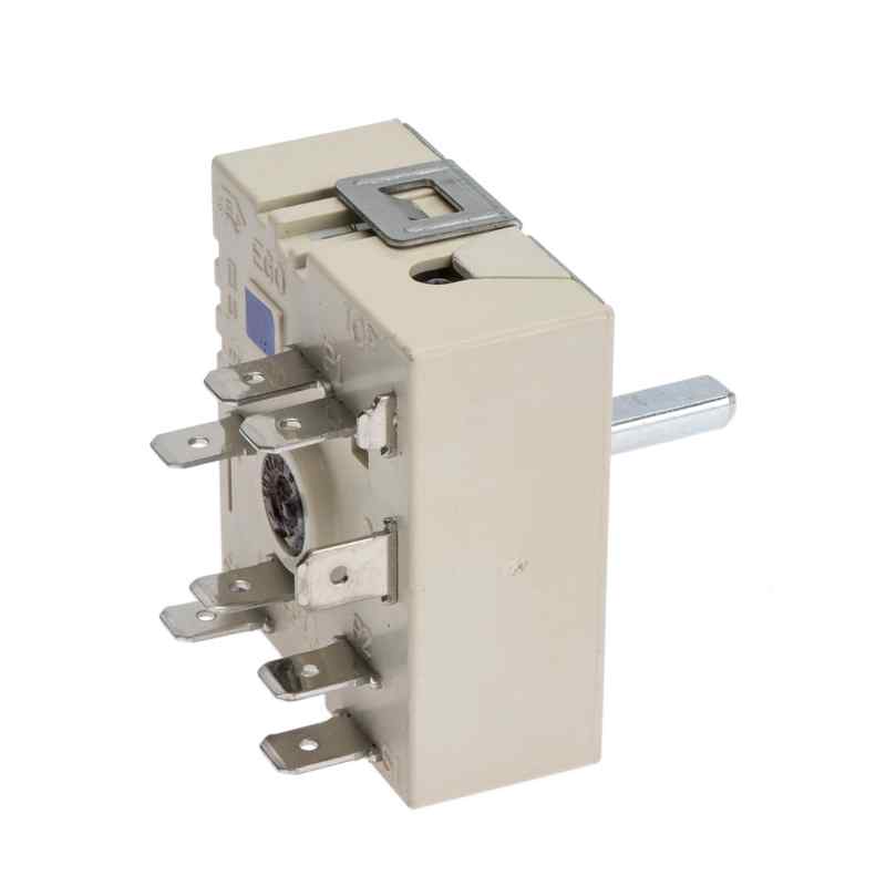 EGO Energy Regulator 230V 13A Single-Circuit, Right Turn, D-Shaft Ø6x4.6mm L23mm Tmax 125°C