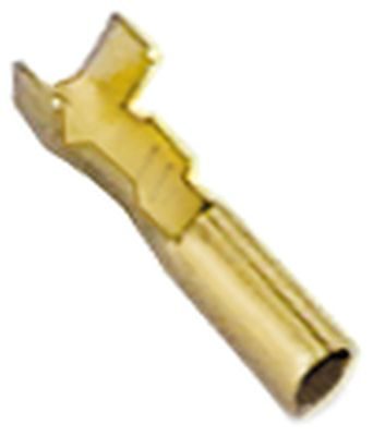 [HP-GP2-403] ASCASO Female Bullet Size 2,4mm 0.5-1.5mm² CuZn T.max. 125°C Qty 20 Pcs
