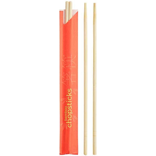 [999BCSRND91M] Emperor's Select 999BCSRND91M 9" Bamboo Round Chopsticks