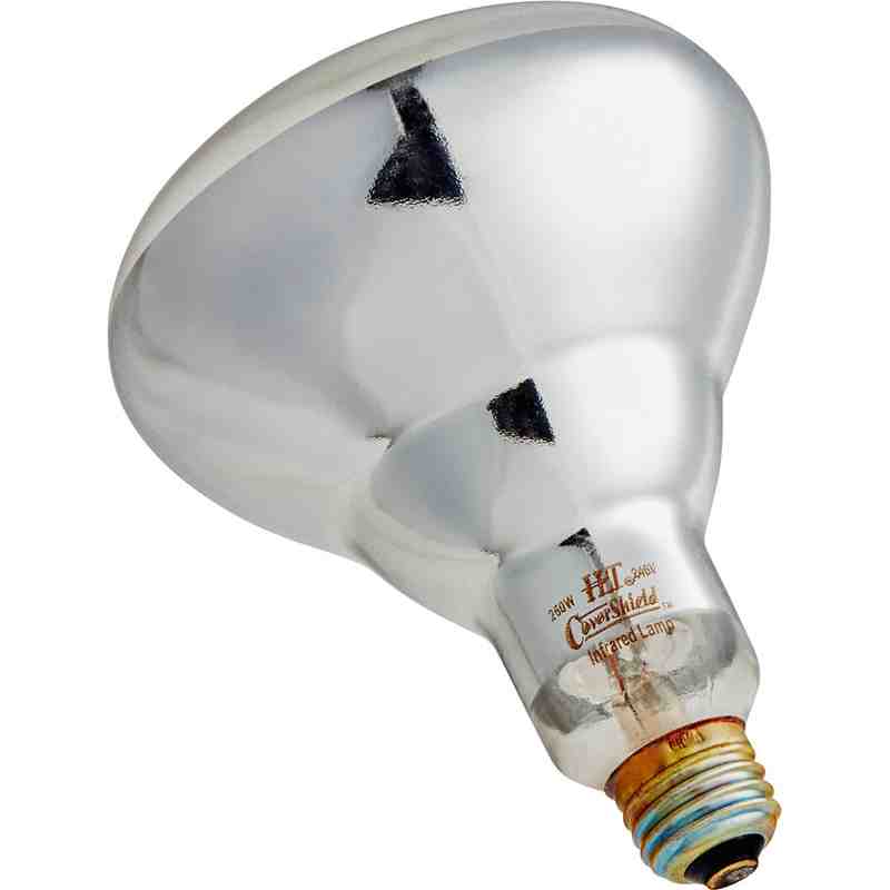 HATCO 02.30.100.00 Infrared Lamp, 250W, 240V, Clear, Coated (CoverShield)