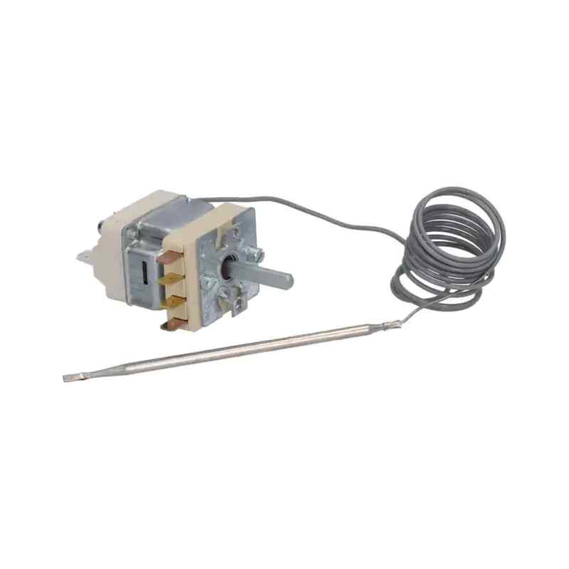 EGO 55.19659.010 Operating Thermostat 1P 50-260°C, Coated Capillary L=1200 mm, Bulb Ø4x120 mm, 16A 250V