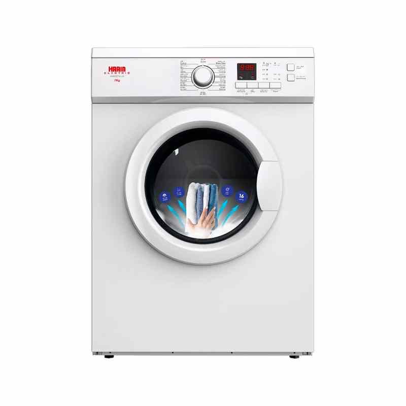 HAAM HMDR7W-23 Front Load Air Vented Dryer, 7 kg, 16 Programs, White