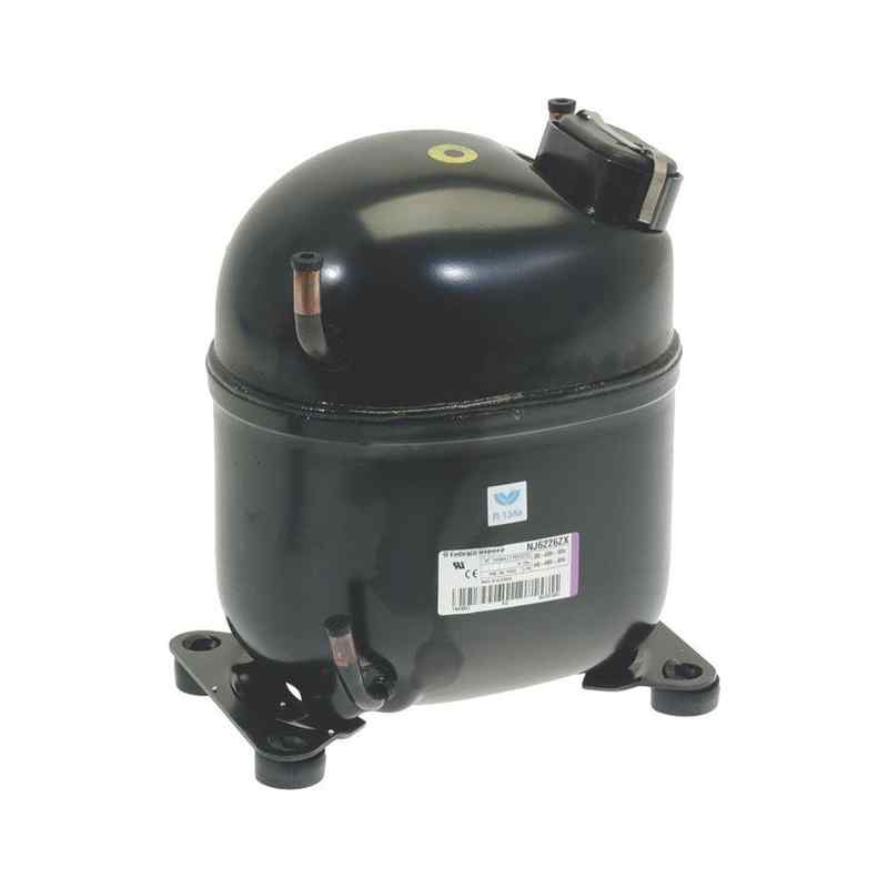 EMBRACO NJ6226ZX Compressor, R134a, HBP, 1-1/4 HP, 380-420V, 3-Phase (Made in Slovakia)
